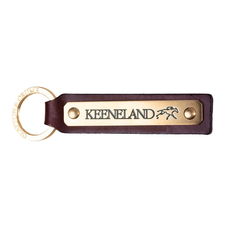 Clayton & Crume Keeneland Nameplate Key Fob