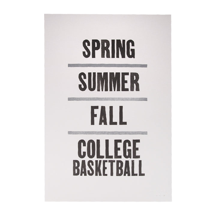 The Old Try College Basketball Print
