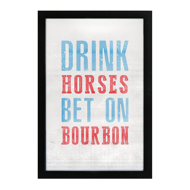 Dixie Reserve Co. Drink Horses Bet On Bourbon Print
